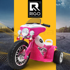 Rigo Kids Ride-on Motorcycle Motorbike Car Harley Style Electric Toy Police Bike
