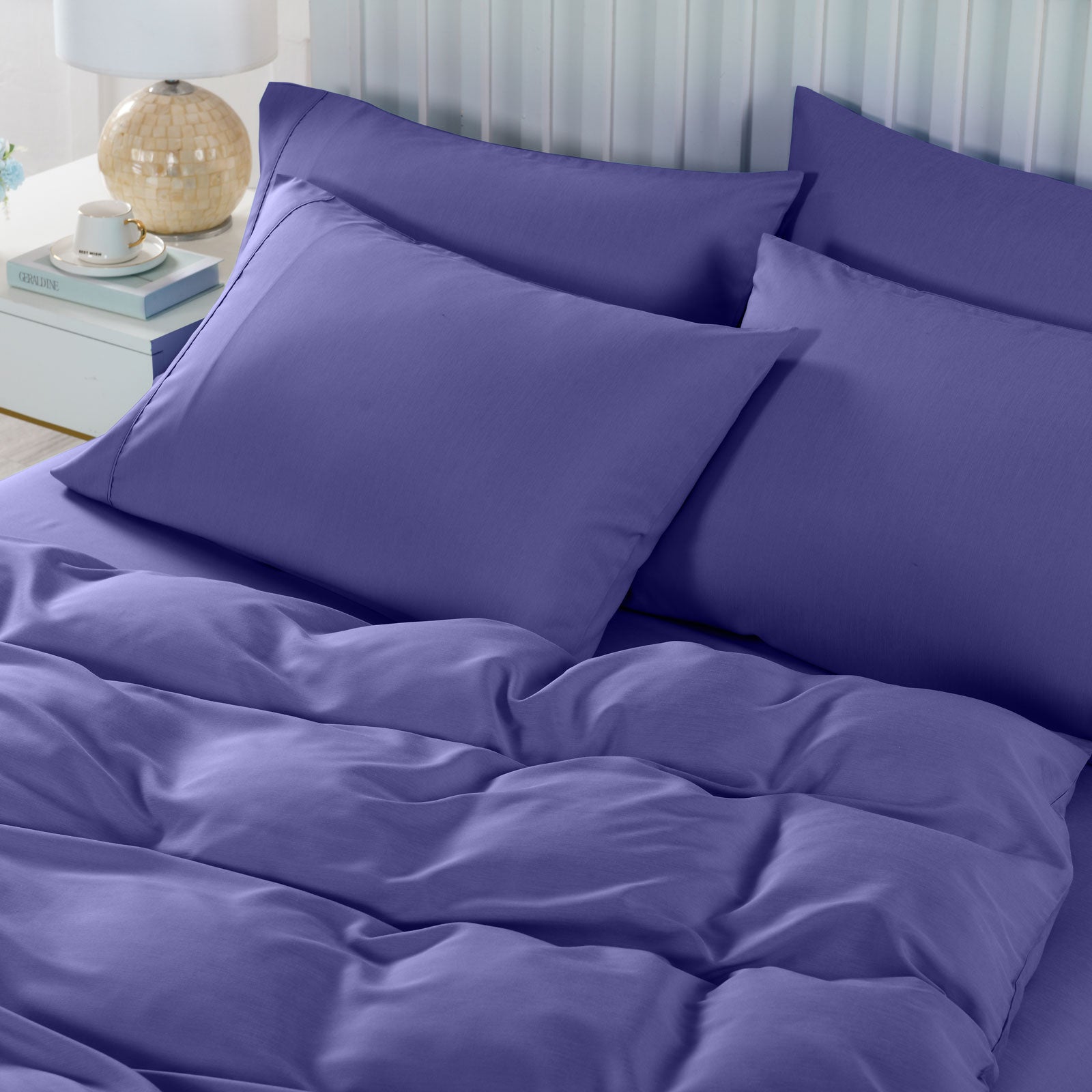 Royal Comfort Bamboo Cooling 2000TC 6-Piece Combo Set -Double-Royal Blue-1927503878006378498