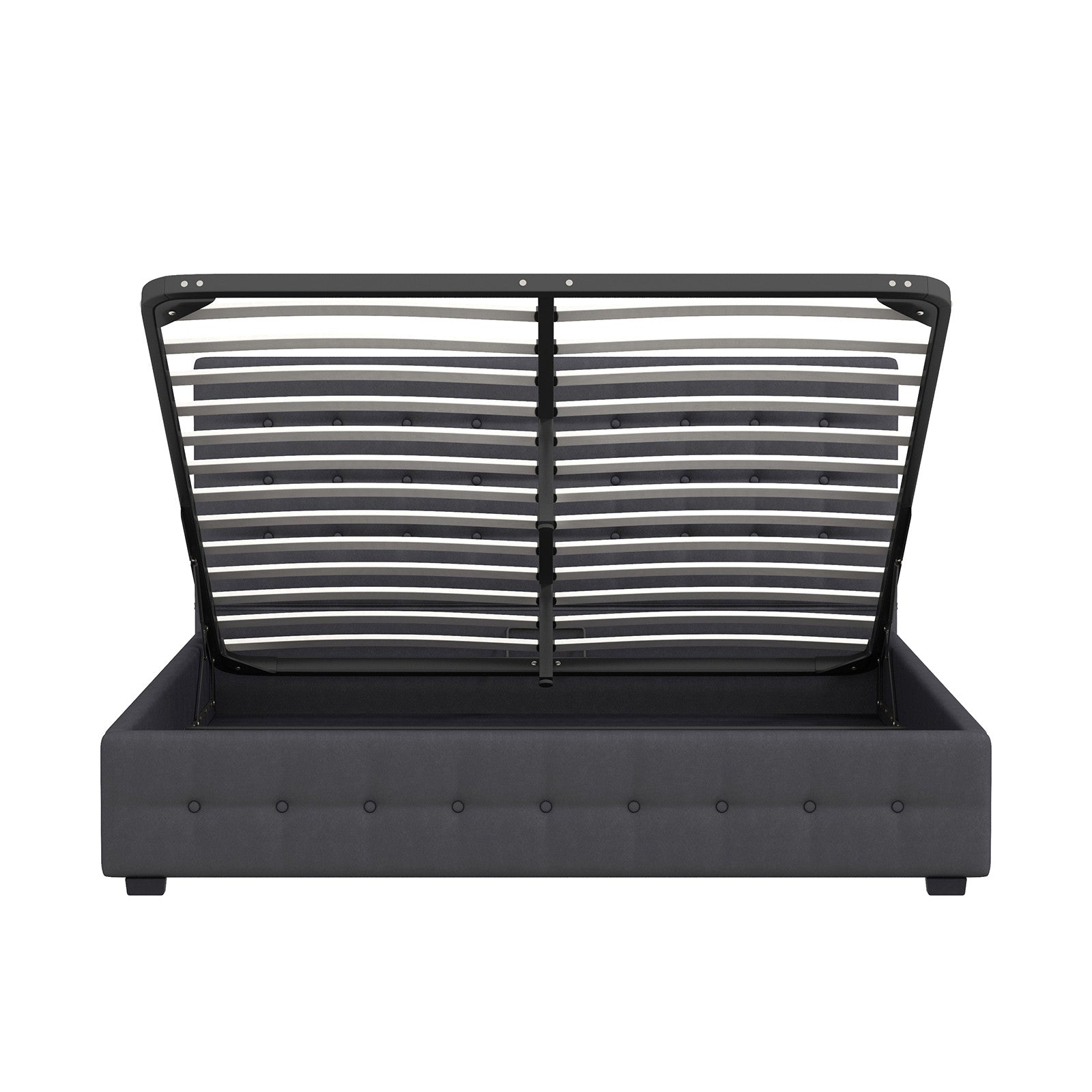 Milano Decor Eden Gas Lift Bed - Dark Grey - King Single-1922443465225015303