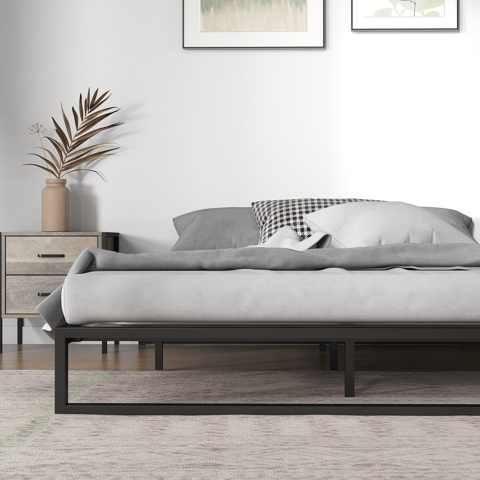 Florence Metal bed base - Queen-1919280830686040067