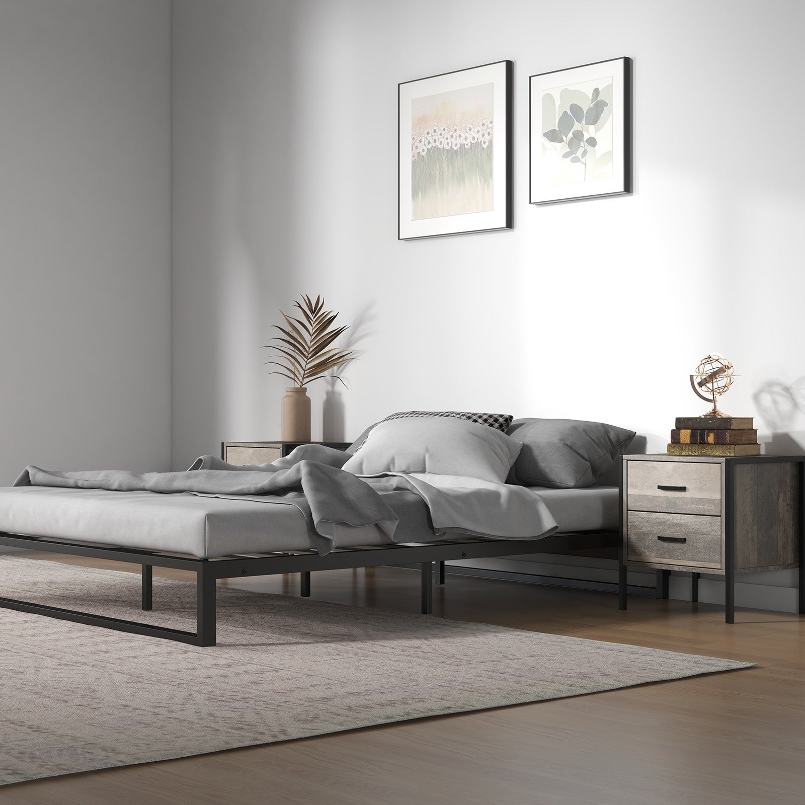 Florence Metal bed base - King-1919280830832840708