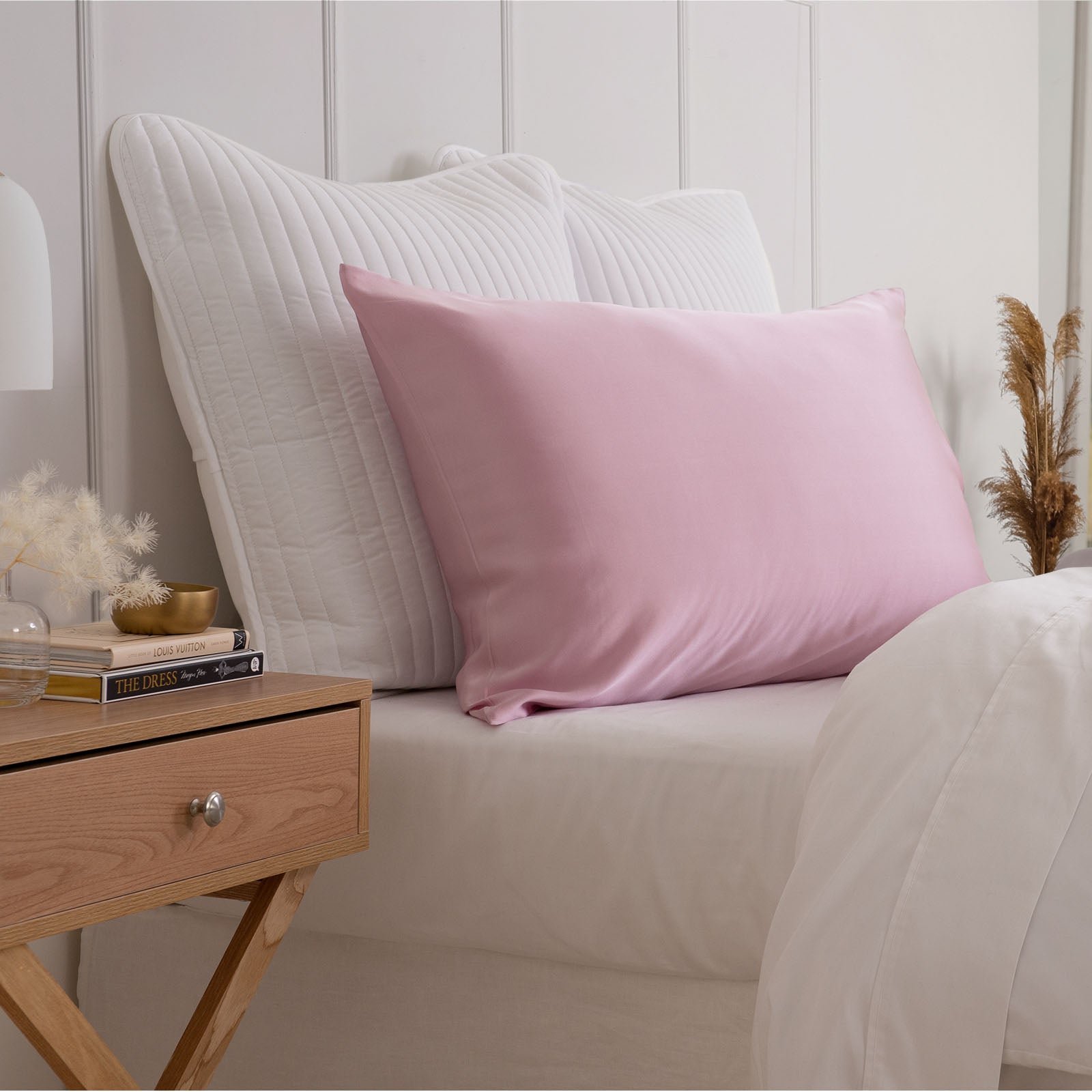 Pure Silk Pillow Case by Royal Comfort (Single Pack) - Lilac-1927503853905907712