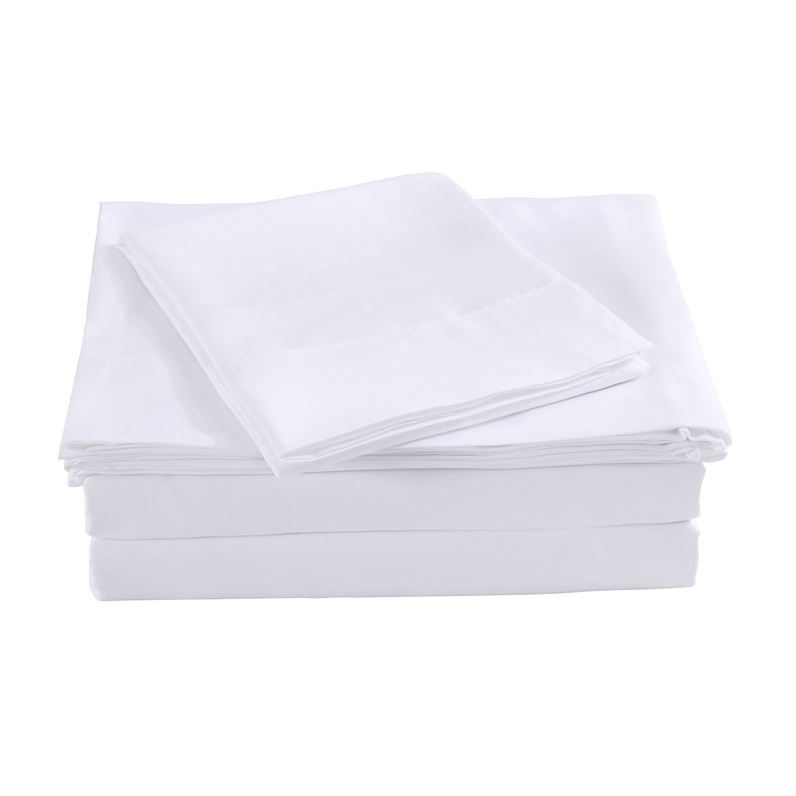 Royal Comfort Blended Bamboo Sheet Set White - Double-1927503880288079873