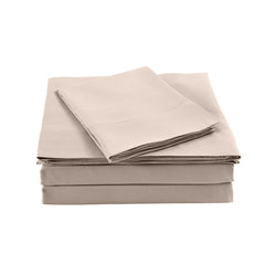 Royal Comfort Blended Bamboo Sheet Set Warm Grey - Queen-1927503881164689409