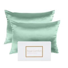 MULBERRY SILK PILLOW CASE TWIN PACK - SIZE: 51X76CM - MINT-1927503851078946819
