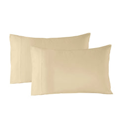 Royal Comfort Blended Bamboo Quilt Cover Sets -Dark Ivory-Double-1927503856971943940