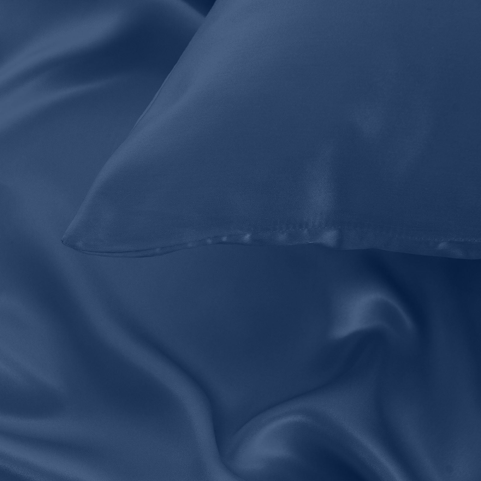 Pure Silk Pillow Case by Royal Comfort-Navy-1927503852635033607