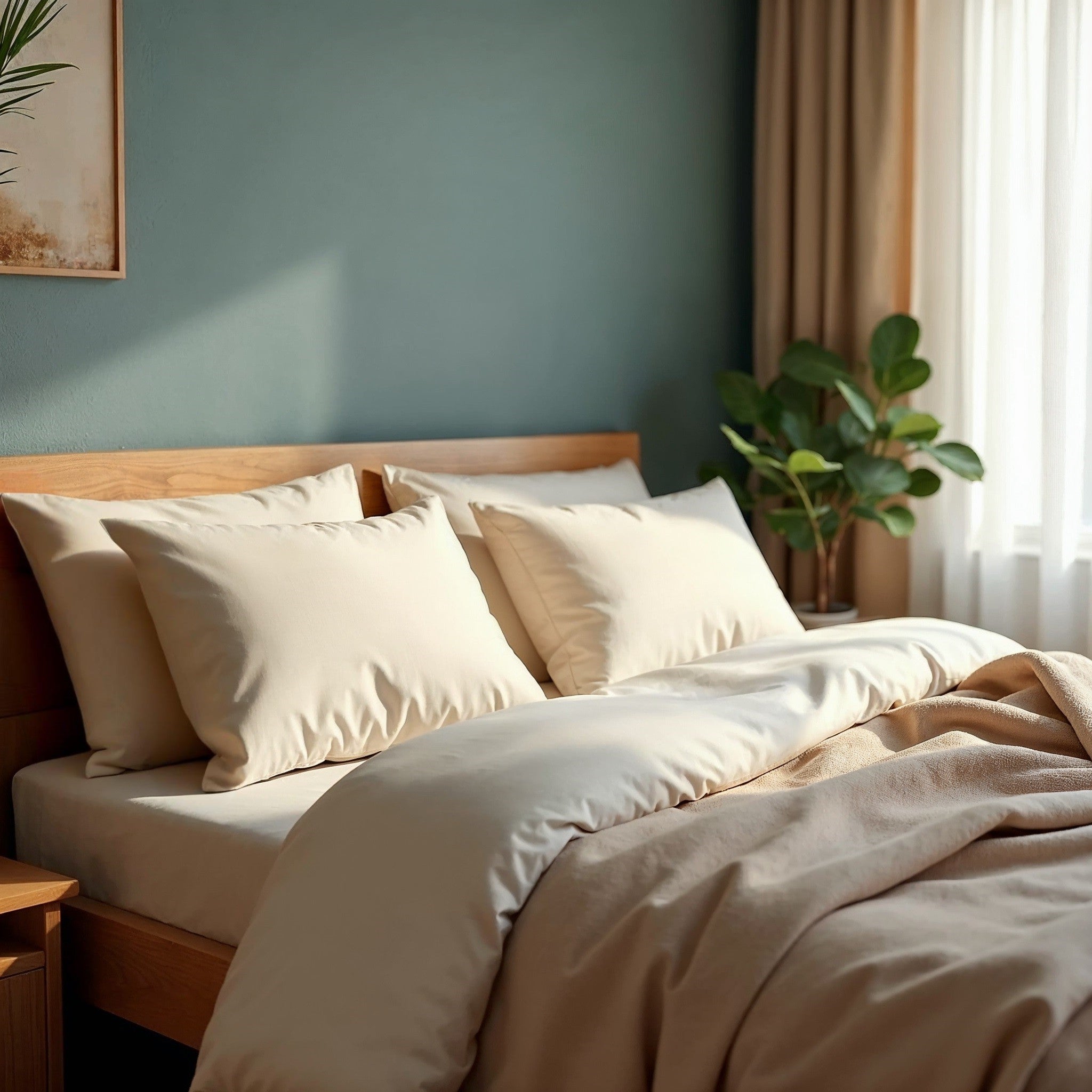 Royal Comfort 1000TC Cotton Blend Quilt Cover Sets Queen - Pebble-1927503859505303553