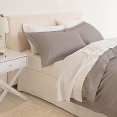 Royal Comfort - Balmain 1000TC Bamboo cotton Quilt Cover Sets (King) - Dove-1927503861585678337