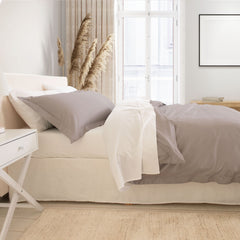 Royal Comfort - Balmain 1000TC Bamboo cotton Quilt Cover Sets (King) - Dove-1927503861585678338