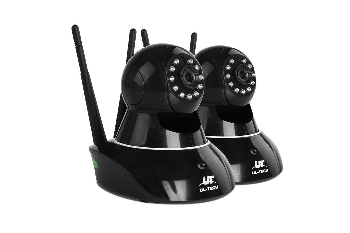 UL-tech 1080P Wireless IP Cameras Security WIFI Cam Black