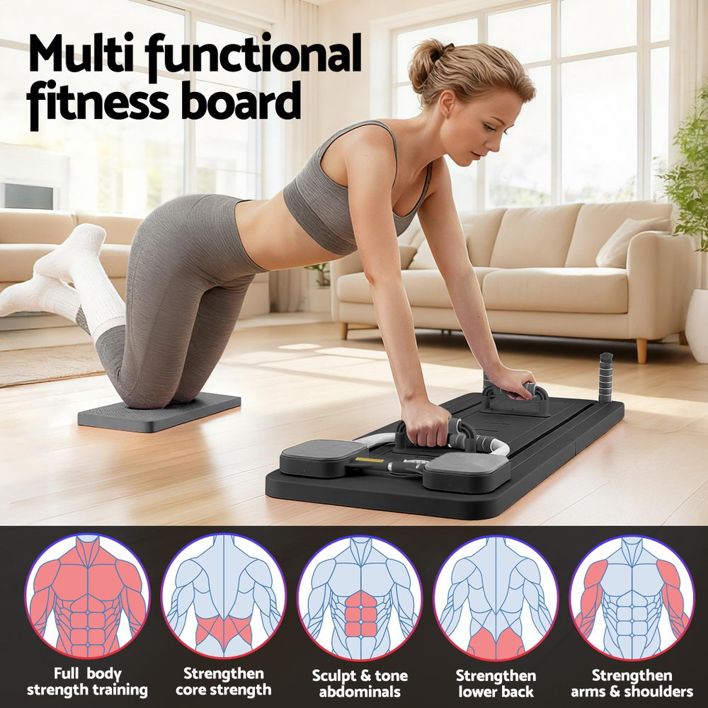 Everfit Pilates Board Foldable Reformer Multi Functional Free Delivery