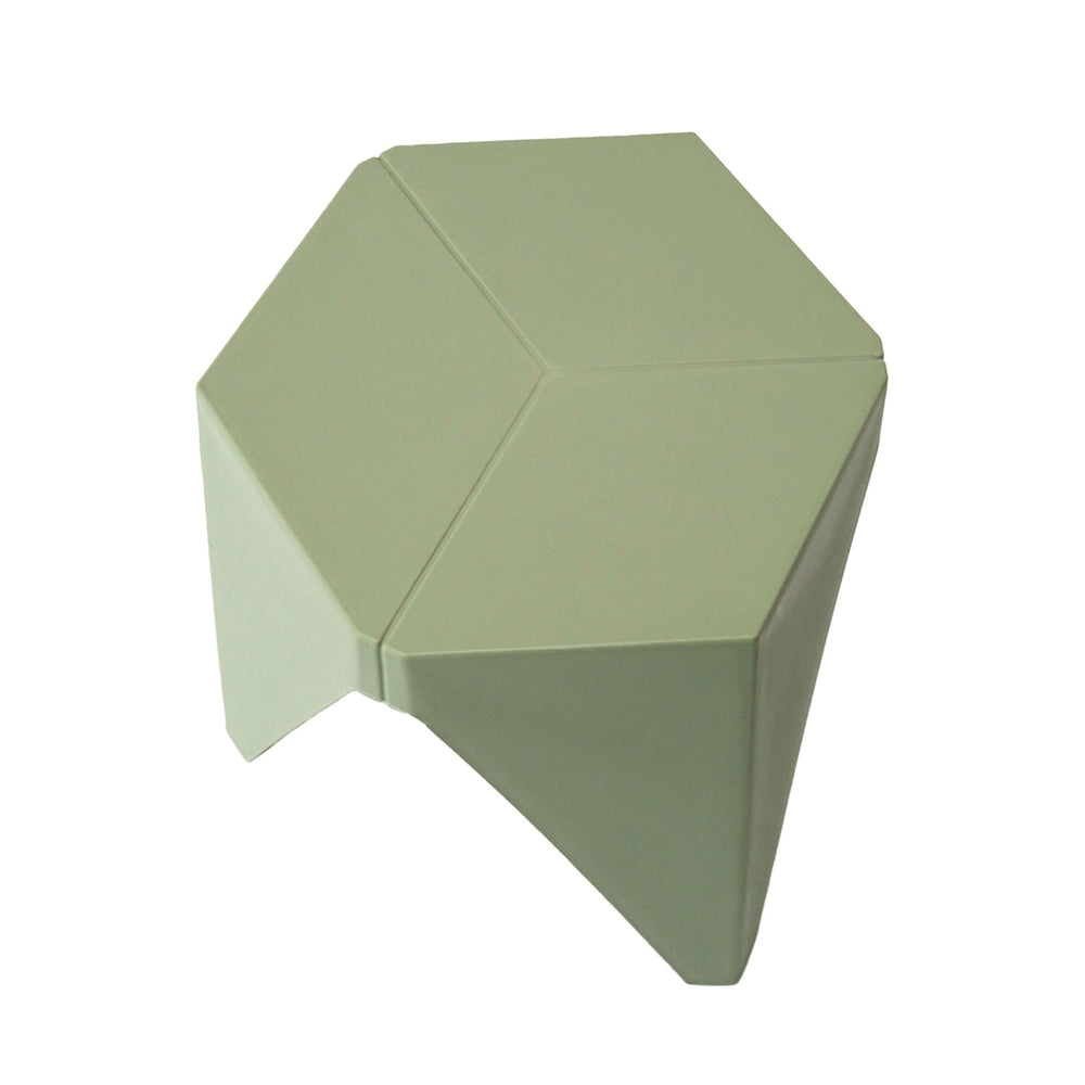 Artiss 4 Piece Puzzle Stool Bar Stools Stackable Green