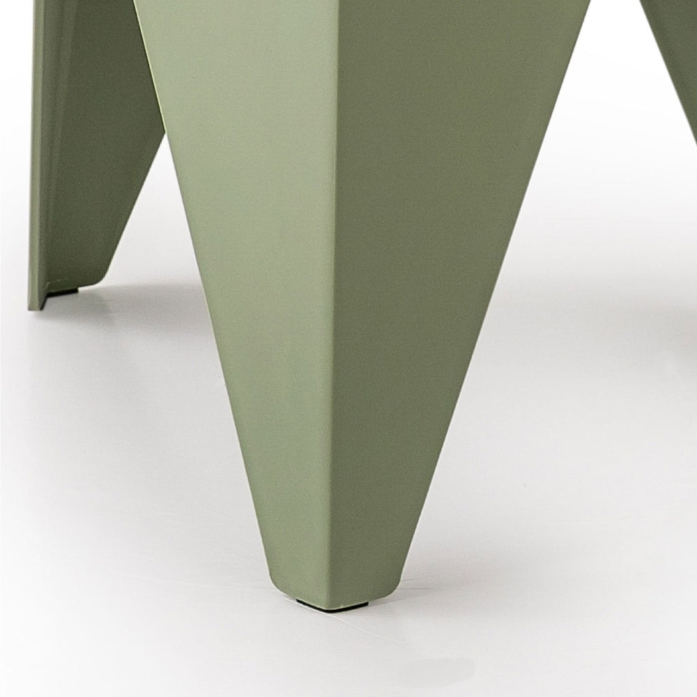 Artiss 4 Piece Puzzle Stool Bar Stools Stackable Green