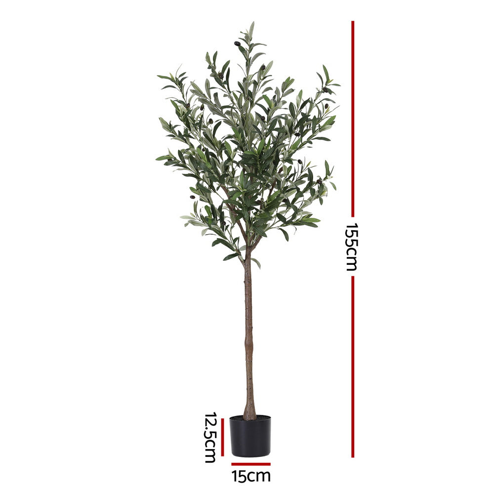Artiss 155cm Artificial Olive Tree Faux Trees Free Delivery