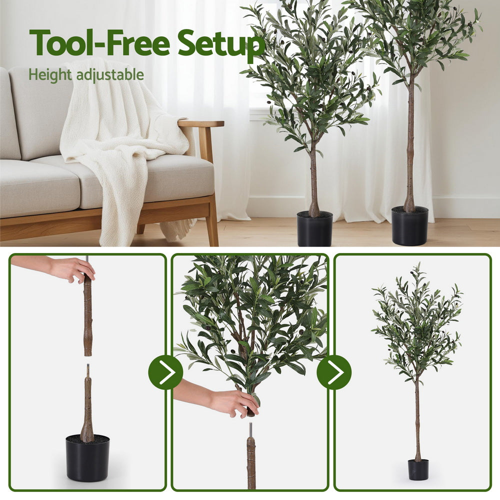 Artiss 155cm Artificial Olive Tree Faux Trees Free Delivery