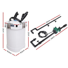 Giantz Aquarium Filter External Canister Pump Aqua Fish Tank Pond Marine 1250L/hr