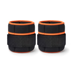 Everfit Adjustable Ankle Weights, 1 Pair (0.9-4.55Kg) Removable Sandbags for