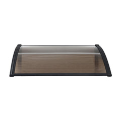 Instahut Window Door Awning 0.8mx1m Brown Free Delivery