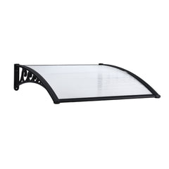 Instahut Window Door Awning 0.8mx1m Transparent Free Delivery