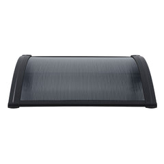 Instahut Window Awning Drainage 0.6mx0.6m Outdoor Grey Free Delivery