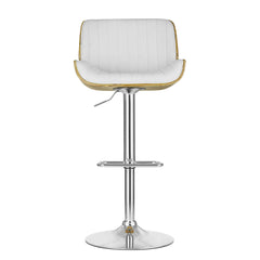 Artiss Bar Stools Swivel Leather Chairs Wooden