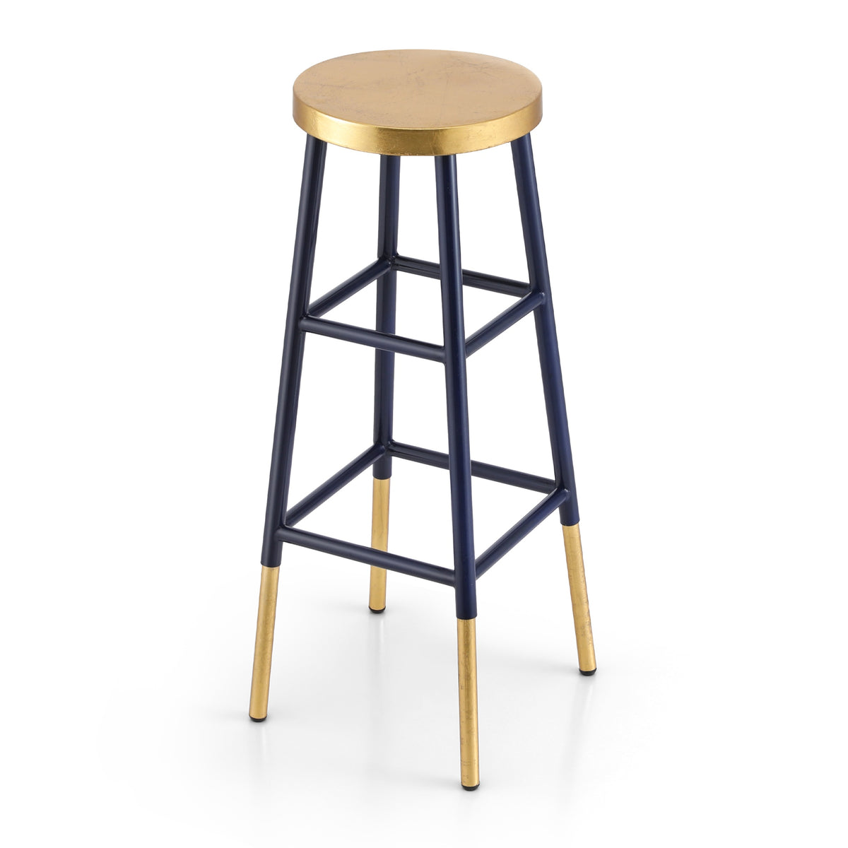Artiss Bar Stools Metal Gold Navy Free Delivery