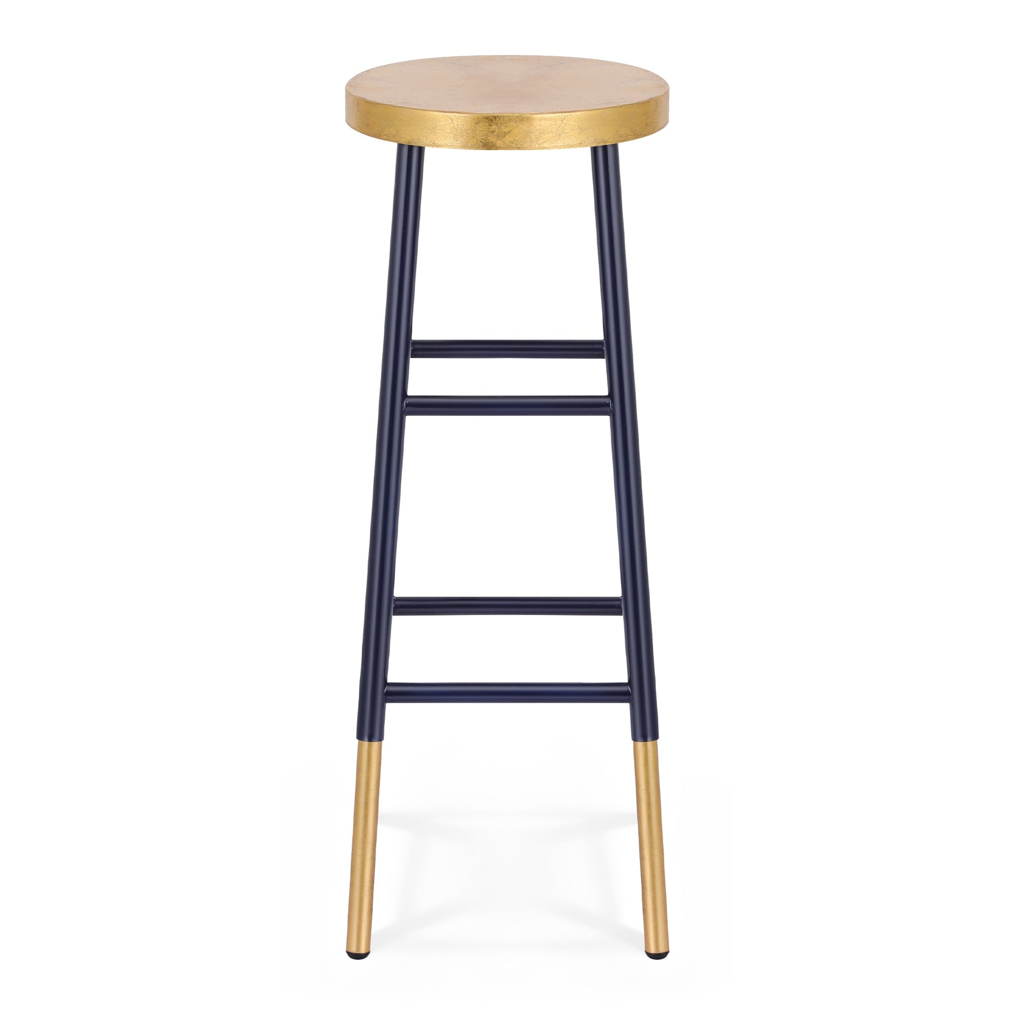 Artiss Bar Stools Metal Gold Navy Free Delivery