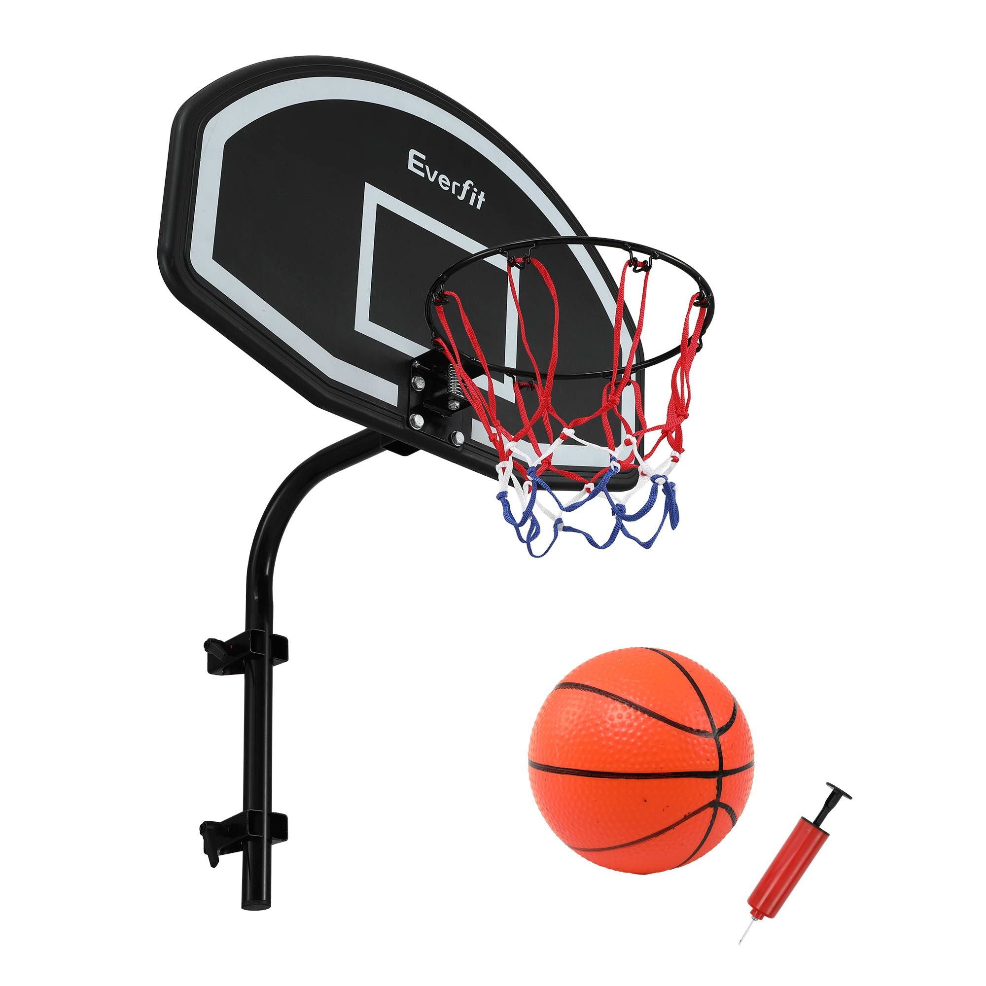 Everfit Kids Basketball Hoop with Ball and Pump Fit for Trampoline 25mm-32mm