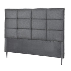 Artiss Bed Headboard Queen Bedhead Linen Fabric Charcoal