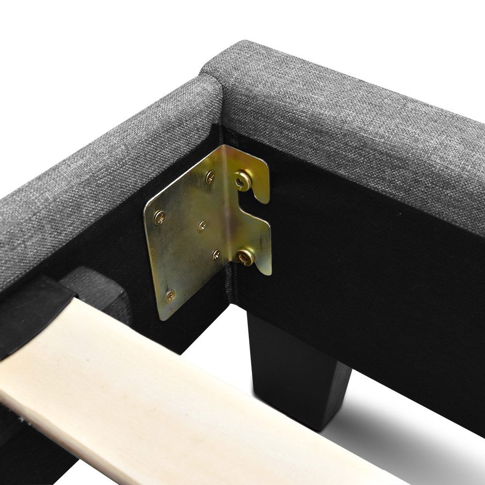 Artiss Neo Bed Frame Fabric - Grey Queen
