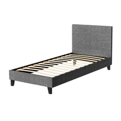 Artiss Neo Bed Frame Fabric - Grey Single