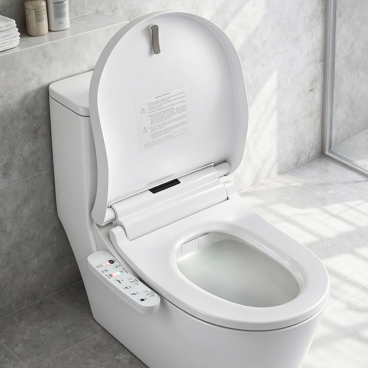 Cefito Smart Electric Bidet Toilet Seat Cover D-Shape SIAA Material Certified