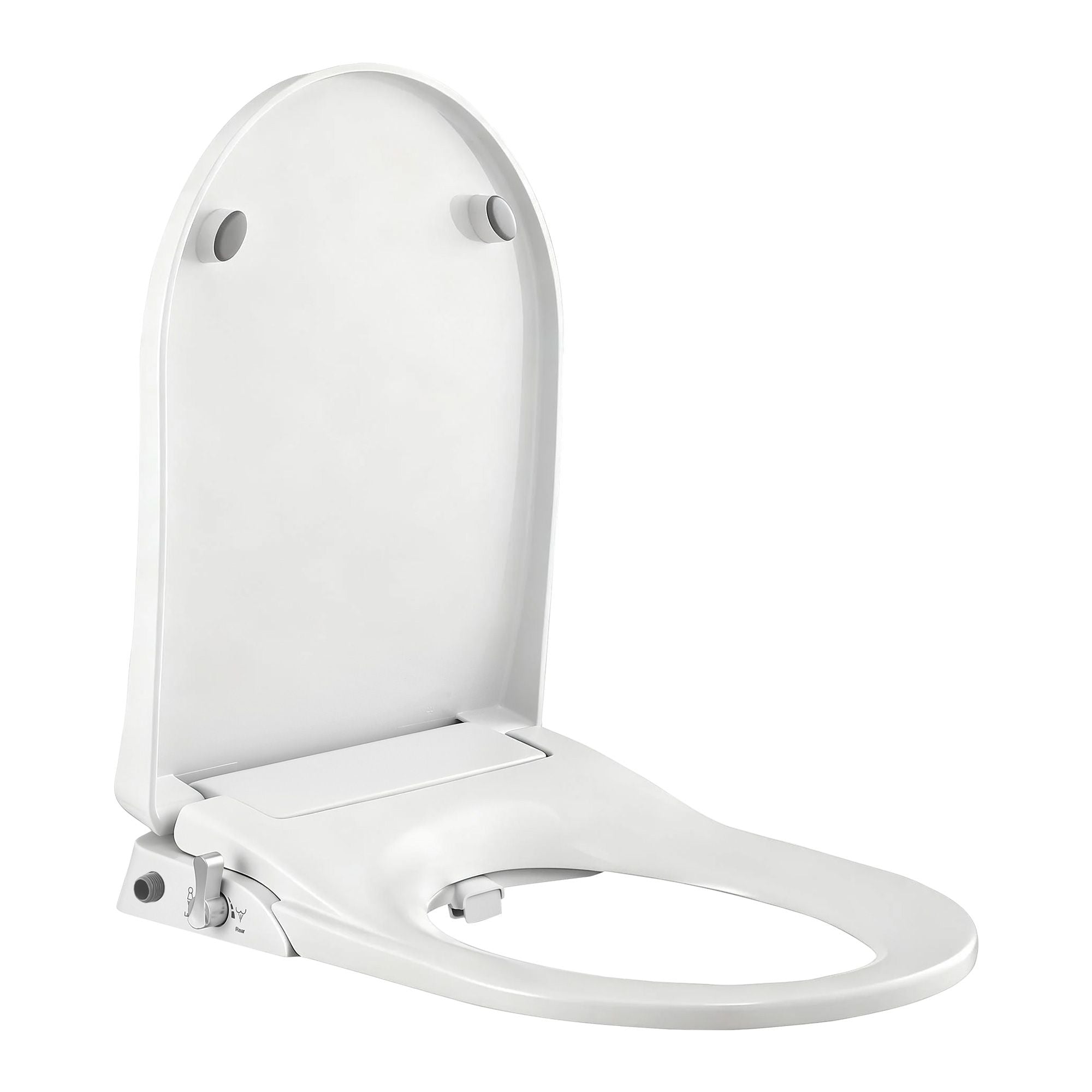 Cefito Non Electric Bidet Toilet Seat D-Shape Dual Nozzle Soft Close WaterMark