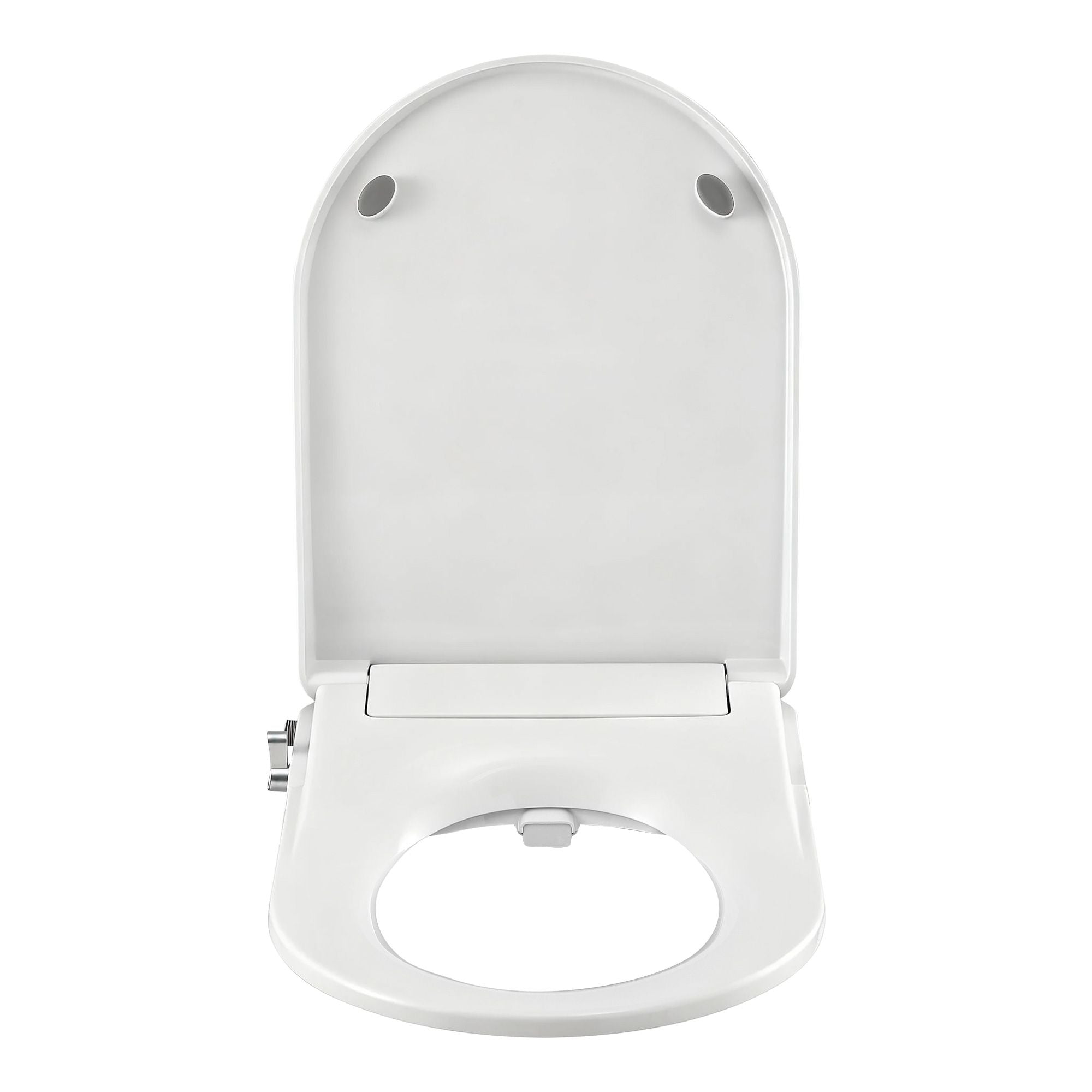 Cefito Non Electric Bidet Toilet Seat D-Shape Dual Nozzle Soft Close WaterMark