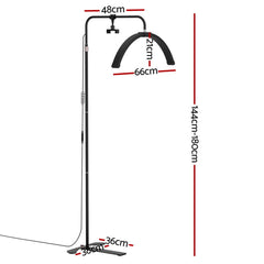 Embellir LED Beauty Light Half Moon Lamp Makeup Tattoo Eyelash Extensions Salon