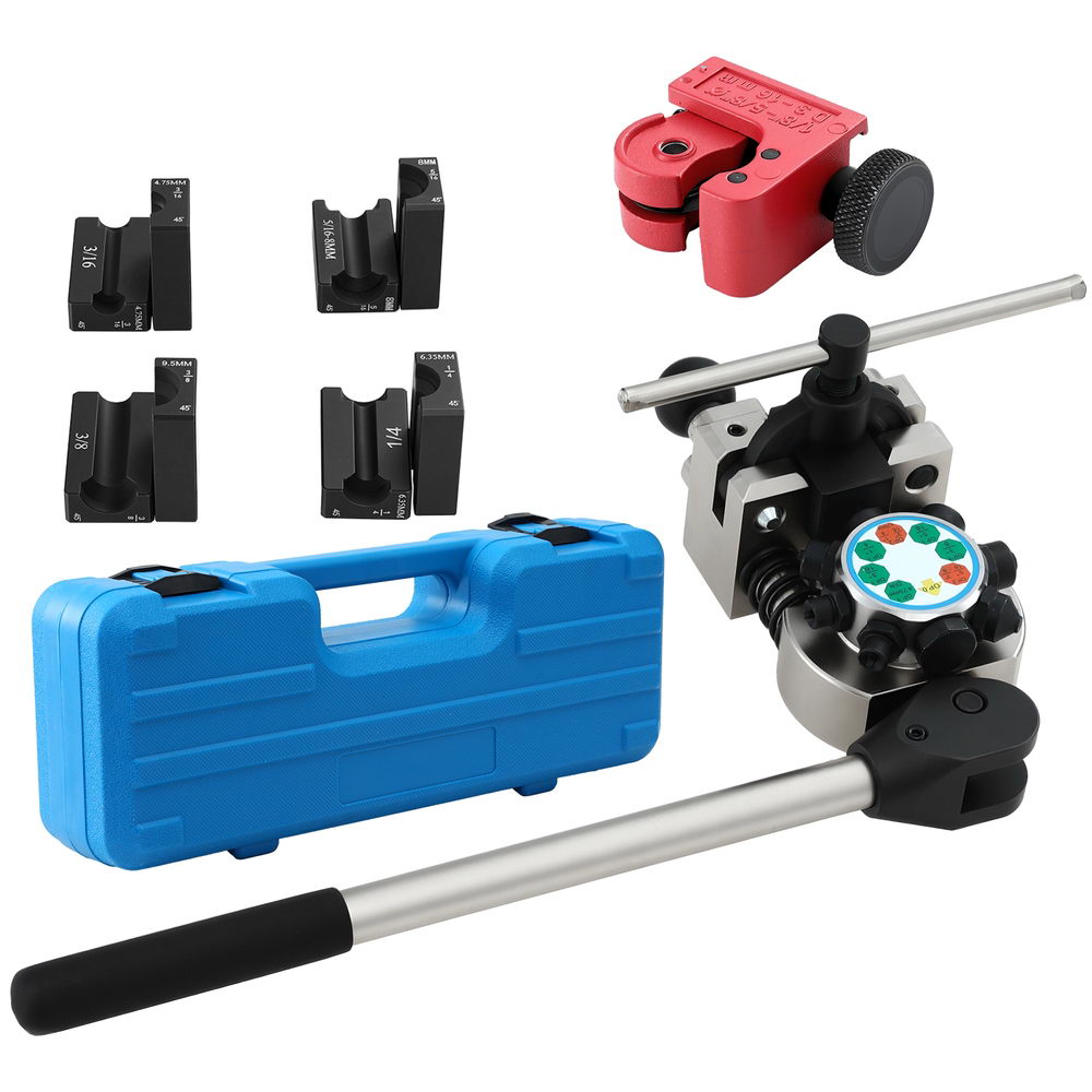 Giantz 45° Brake Line Flaring Tool Kit for 3/16"-3/8" Tubing with Cutter