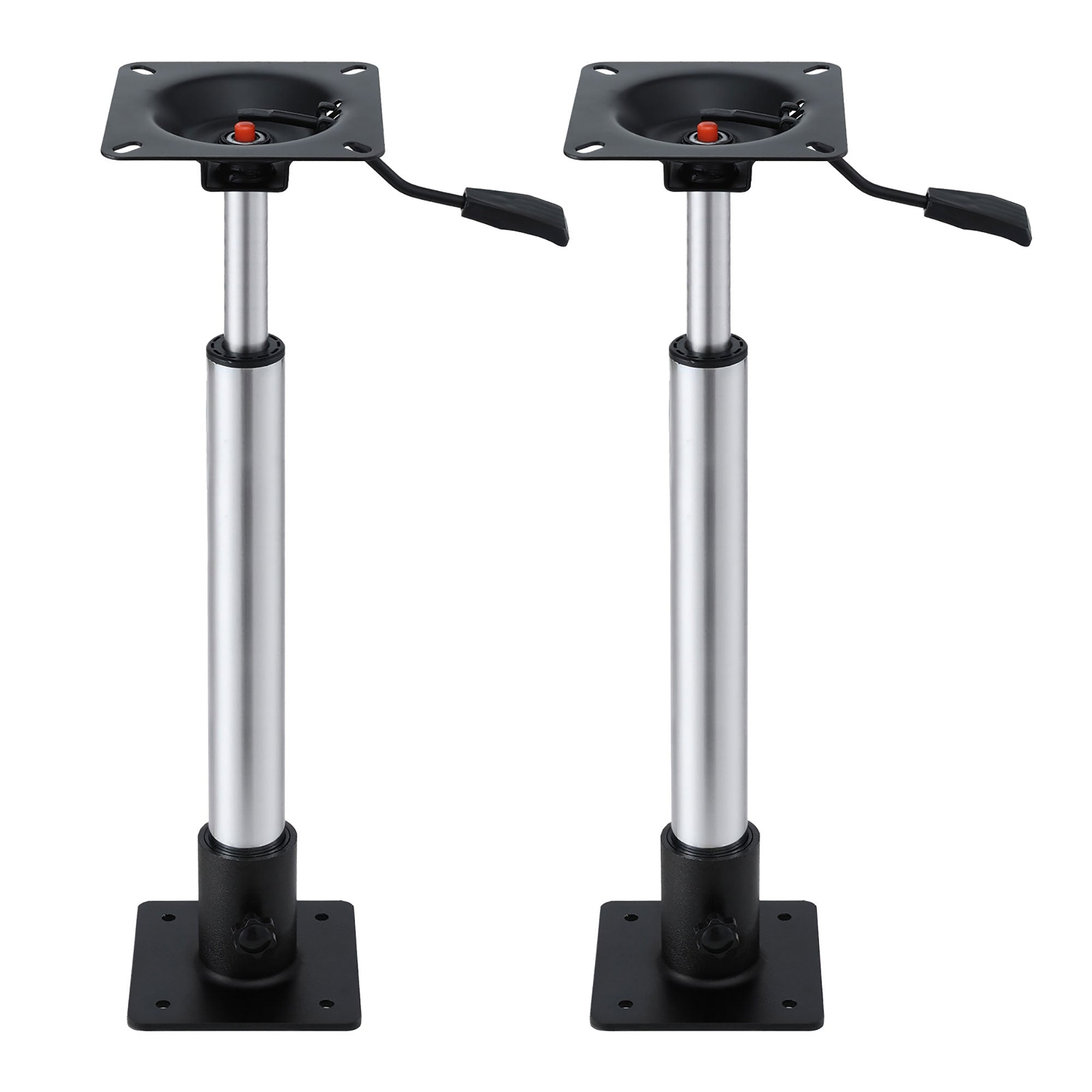 Seamanship Boat Seat Pedestal 55–75cm Adjustable Gas Lift 360 Degrees Swivel 2 Pack