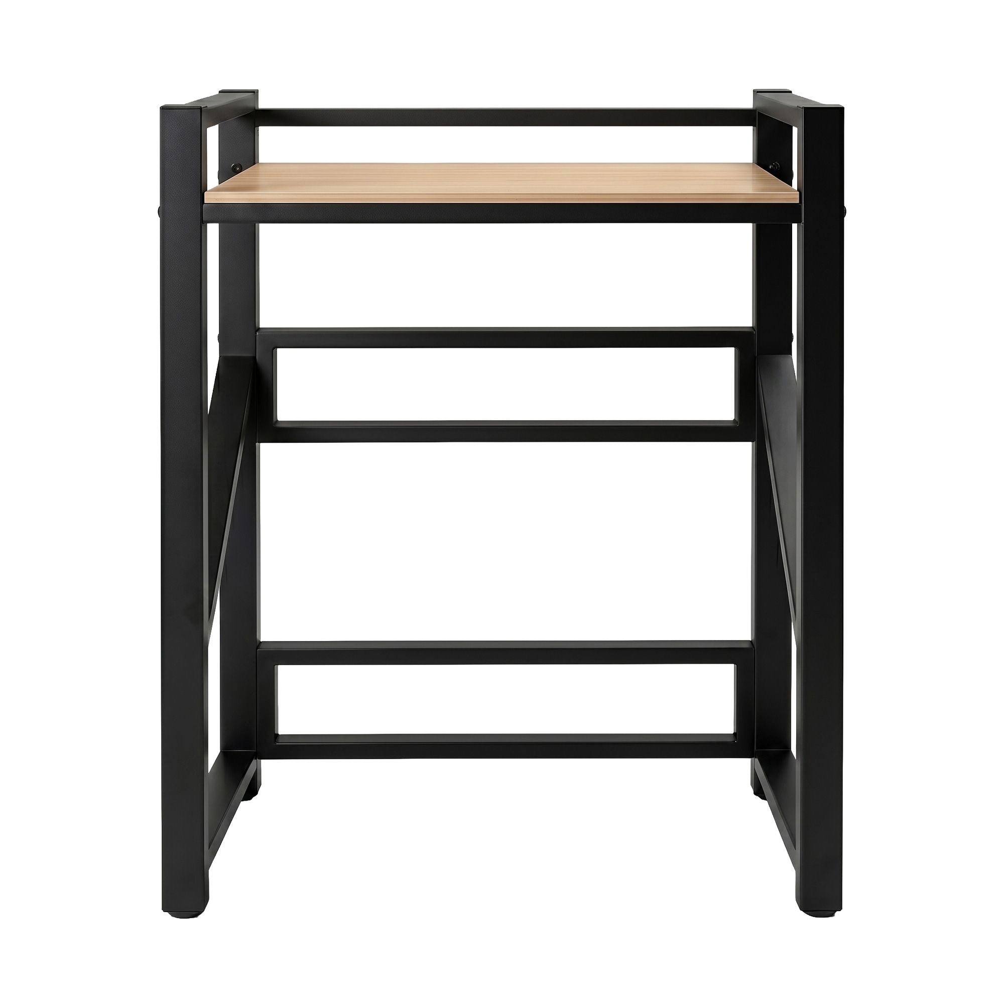 Artiss Over Washing Machine Rack Laundry Shelf Space Saver 75cm Black