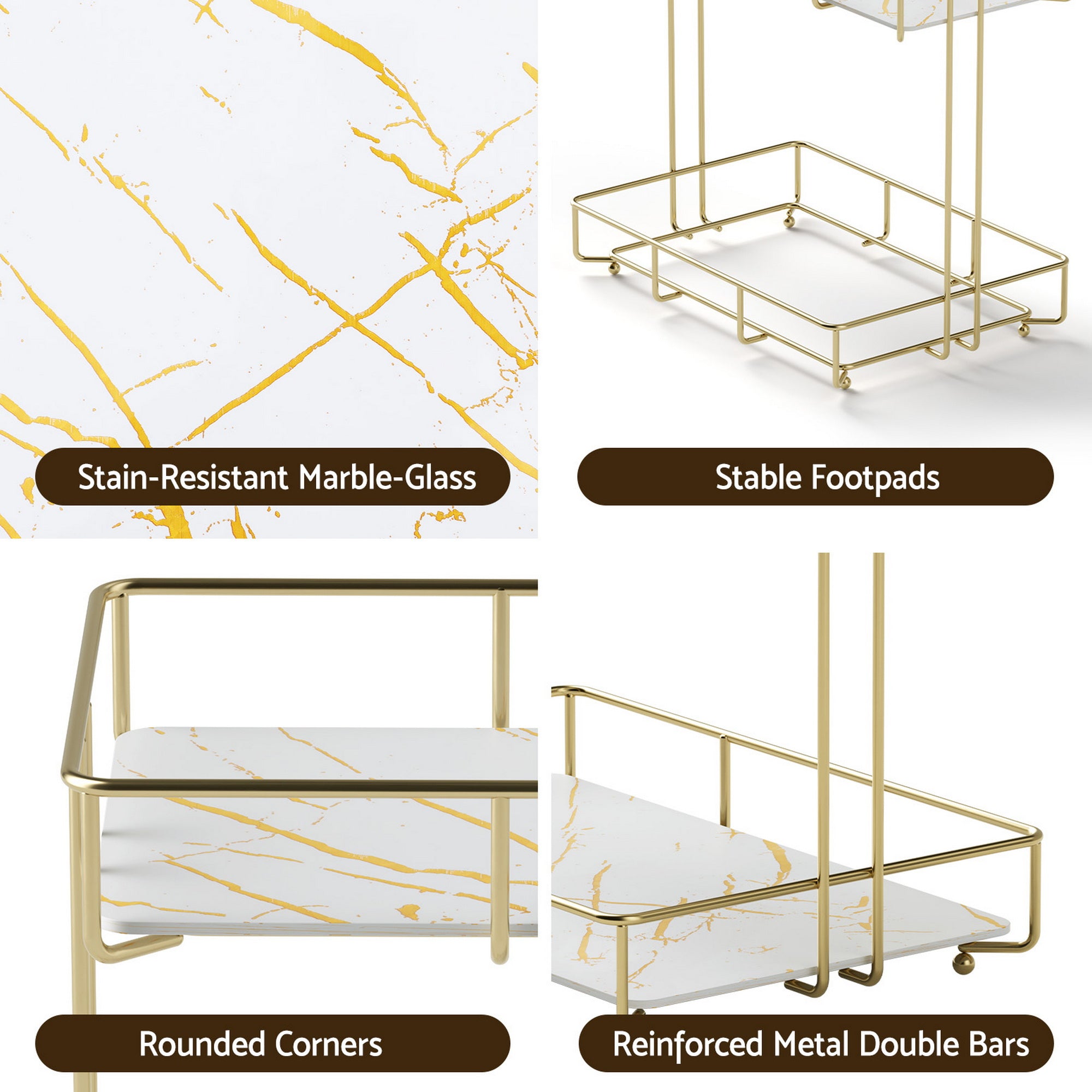 Artiss Bathroom Storage Rack 2 Tier Corner Free Delivery