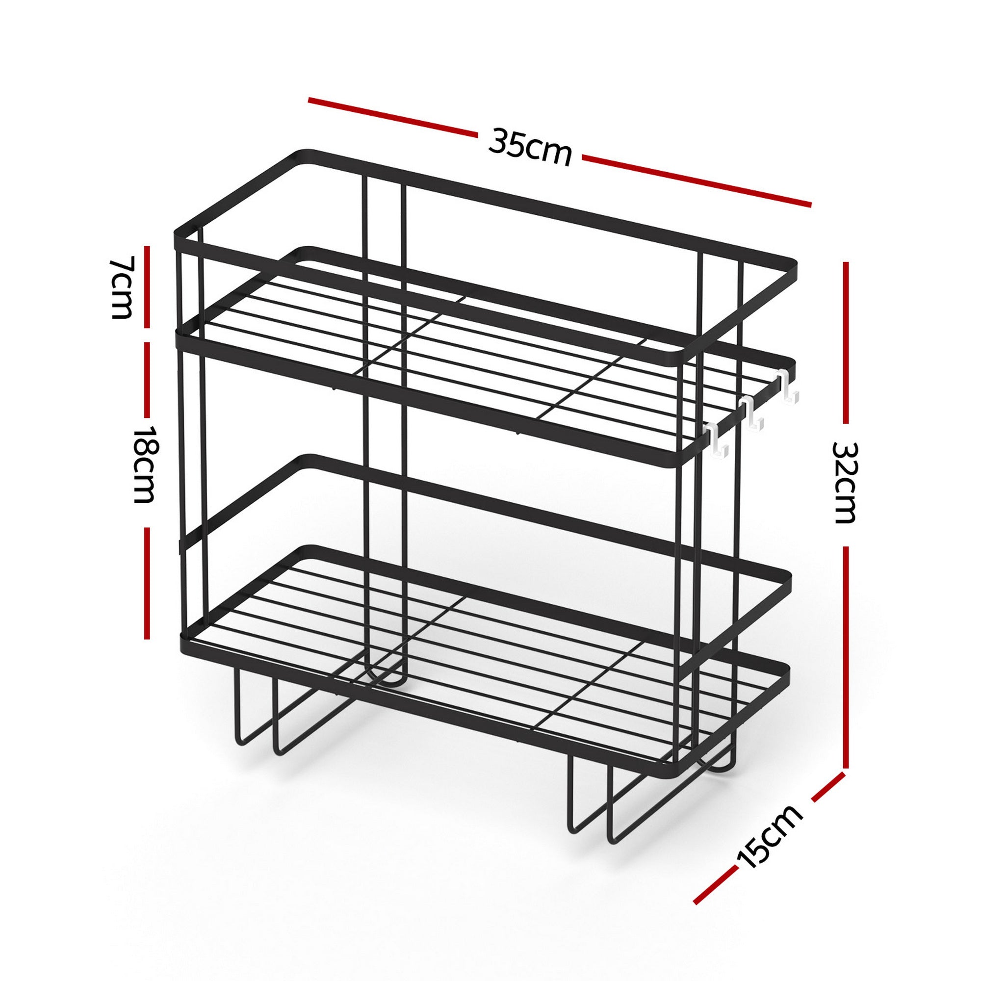 Artiss Over Toilet Storage Rack Bathroom Shelf Free Delivery