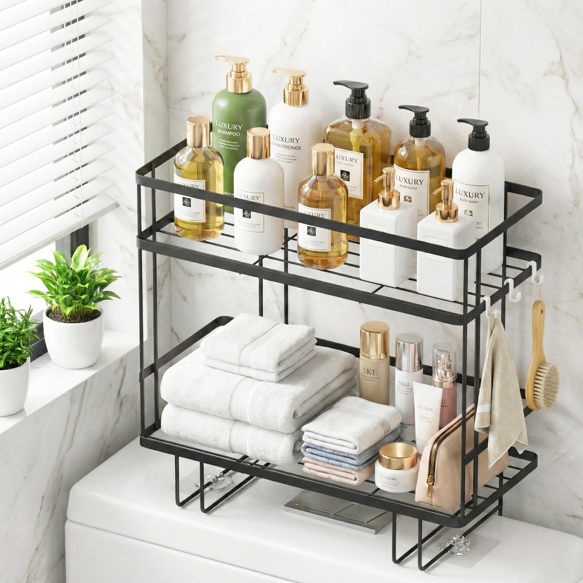 Artiss Over Toilet Storage Rack Bathroom Shelf Free Delivery