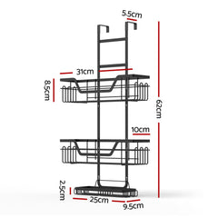Artiss 3 Tier Over Door Shower Caddy Free Delivery