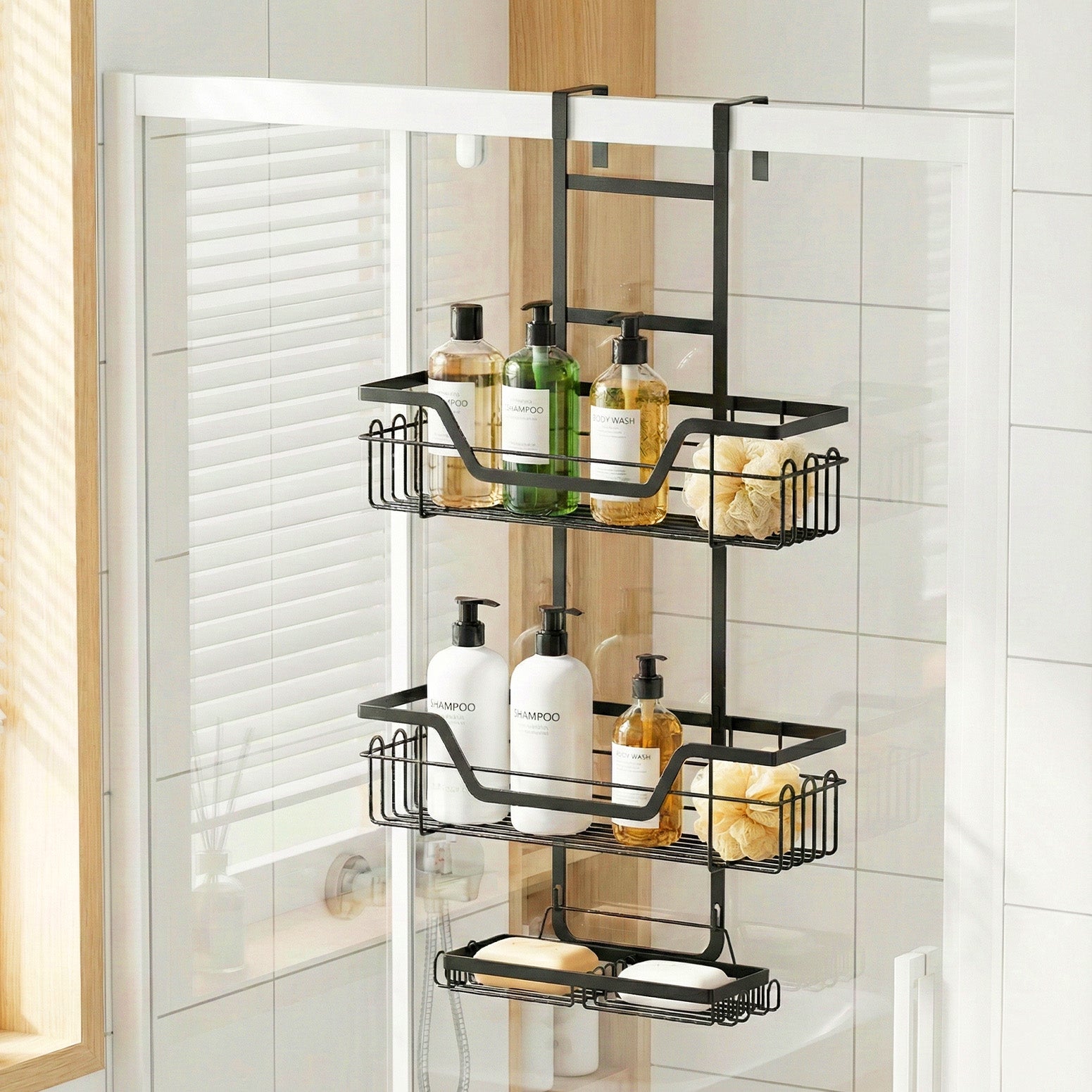 Artiss 3 Tier Over Door Shower Caddy Free Delivery