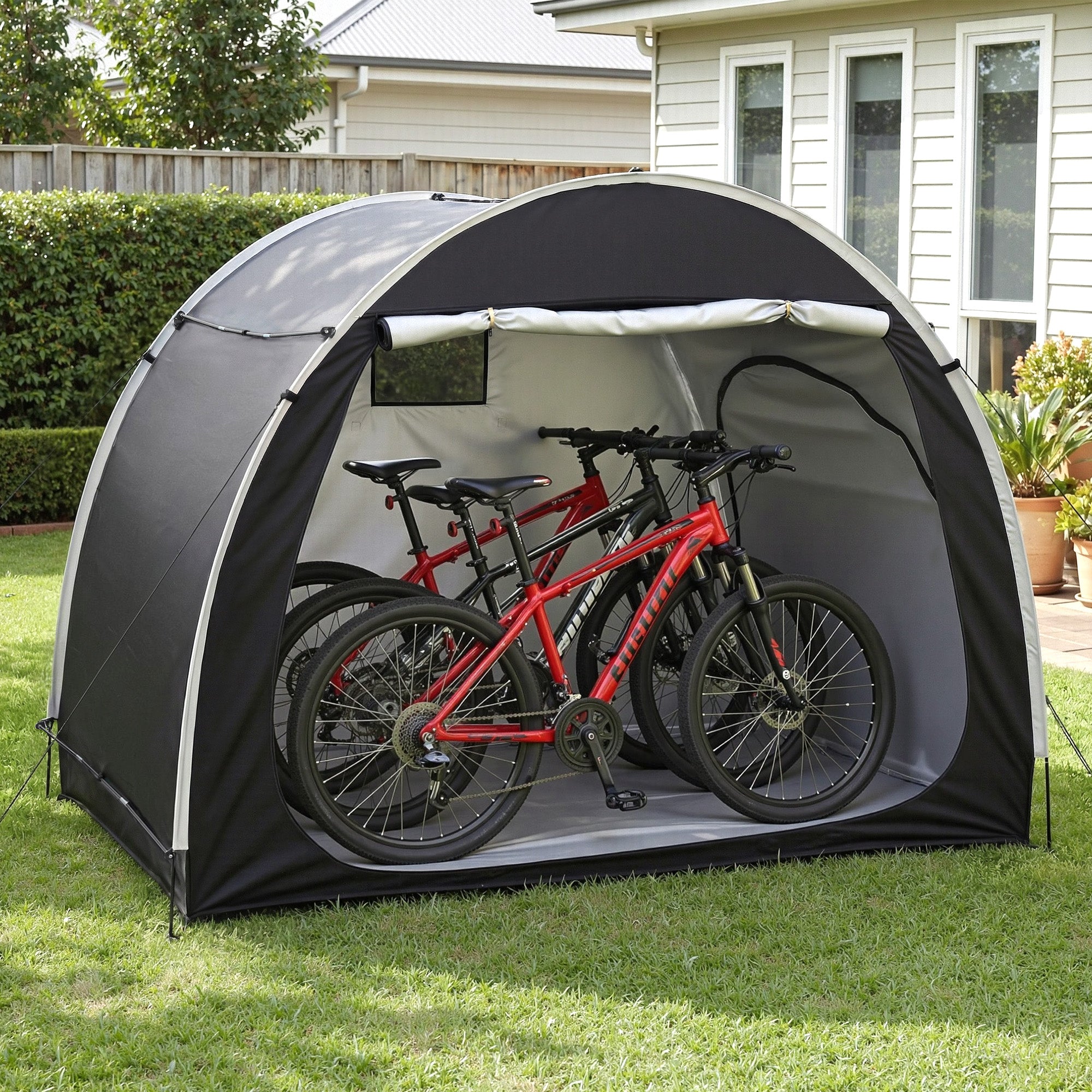 Giantz Bike Storage Tent Outdoor Waterproof UV Resistant Shelter w/ Ventilation - Free Delivery