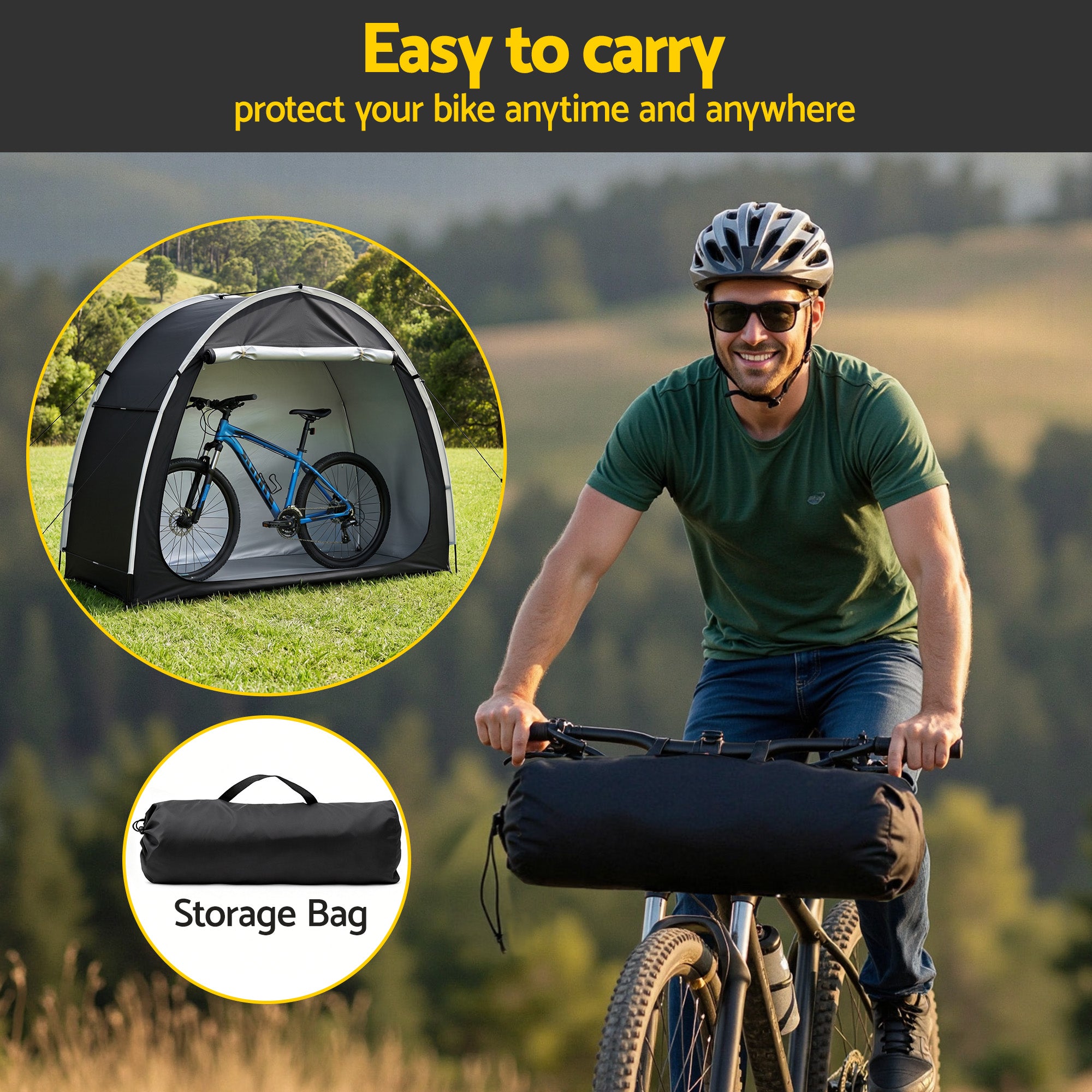 Giantz Bike Storage Tent Waterproof Outdoor UV Protection Shelter w/ Large Space - Free Delivery