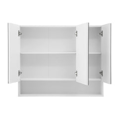 Cefito Bathroom Mirror Cabinet Medicine Adjustable Shelves Wall Hung 900x750mm White