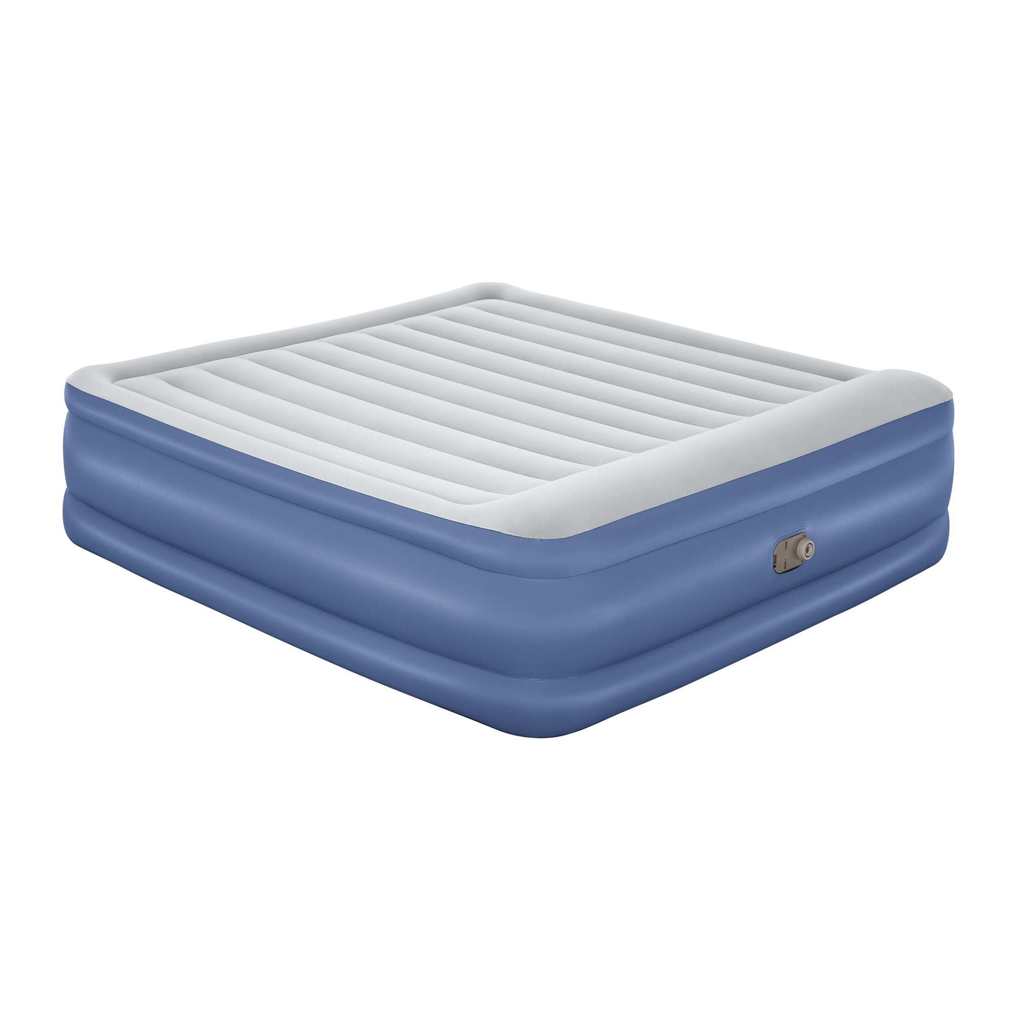 Bestway Air Mattress King Inflatable Bed 56cm Airbed Blue