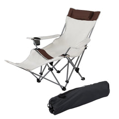 Weisshorn Camping Chair Reclining Adjustable Portable Outdoor Folding Lightweight