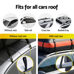 Giantz Roof Top Cargo Bag Waterproof Car Luggage Carrier 15 Cubic Ft Universal - Free Delivery